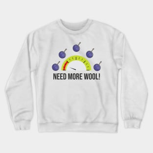 Knitting Sewing Crochet Quilting Knit Crochet Yarn Indicator Crewneck Sweatshirt